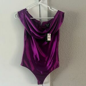 Express Kids One-Piece Bodysuit in Deep Purple